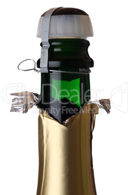 flasche sekt mit korken