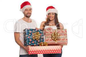 christmas couple