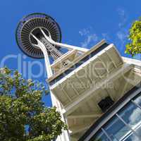 the space needle, seattle, washington, usa