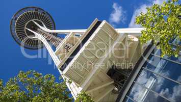 the space needle, seattle, washington, usa