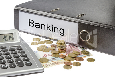 banking binder calculator and currency