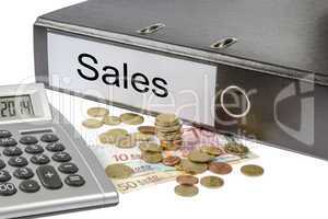sales binder calculator and currency