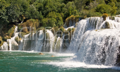 nationalpark krka, wassserfall, kroatien