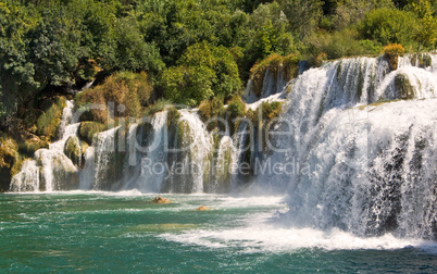 nationalpark krka, wassserfall, kroatien