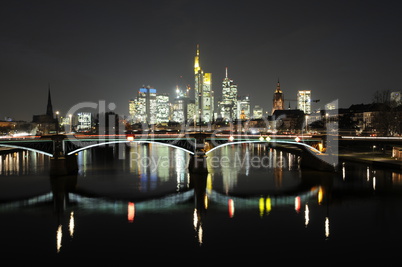 Frankfurt, abends