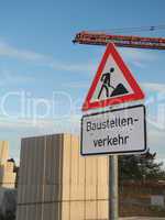 schild baustellenverkehr