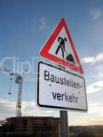 schild baustellenverkehr