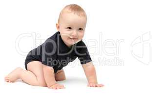 baby crawling