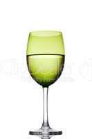 Green vine glass