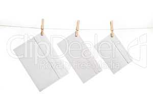 Three envelopes