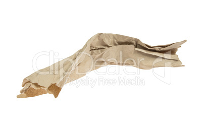 piece of brown packing paper