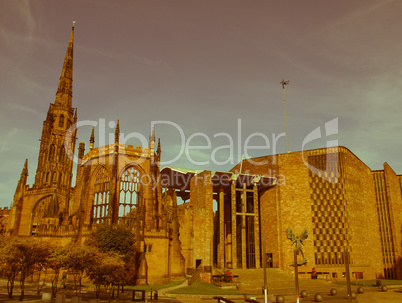 retro looking coventry cathedral