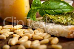 italian basil pesto bruschetta ingredients