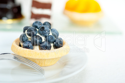 blueberry cream cupcake