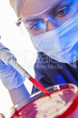 female scientist doctor in laboratory