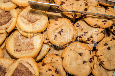 chocolate chip cookies and sneaker doodle cookies