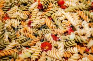 cooked pasta salad