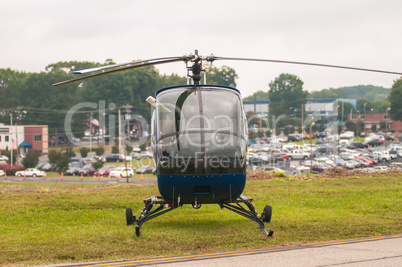 helicopter at the airshow
