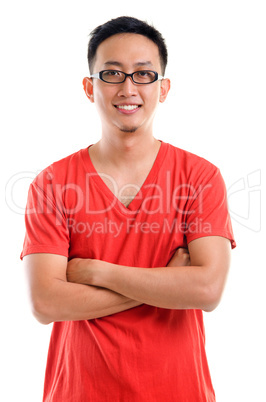 portrait of young southeast asian man