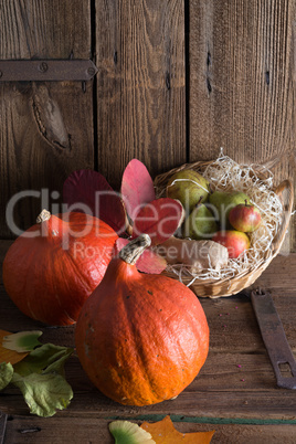 .pumpkin apfel basket