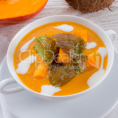 .pumpkin soup