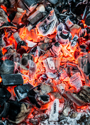 red-hot coal