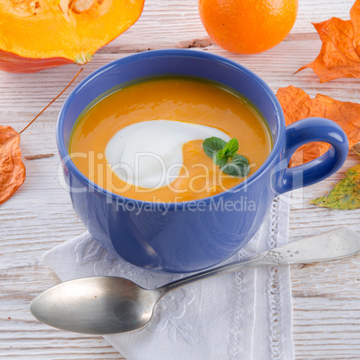 .pumpkin soup