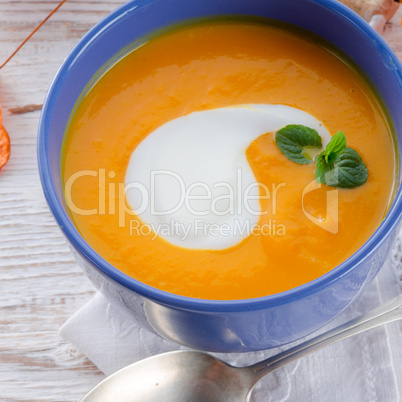 .pumpkin soup