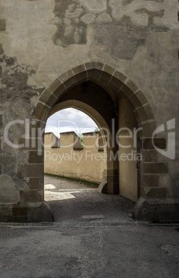 Castle door.