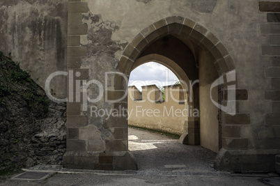 Castle door.