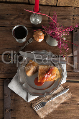 stuffed cabbage leaf