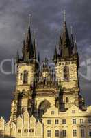 church of mother of god in front of týn, prague.