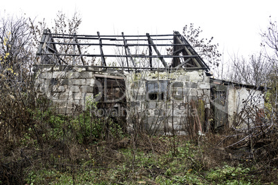 abandoned old house