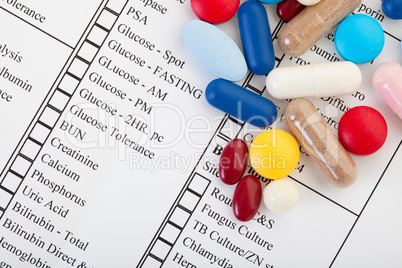 drugs on medical requisition form