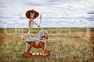 cowboy skeleton