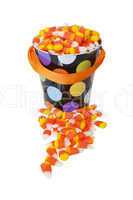 bucket of candy corn