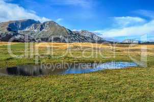 high mountain landscape