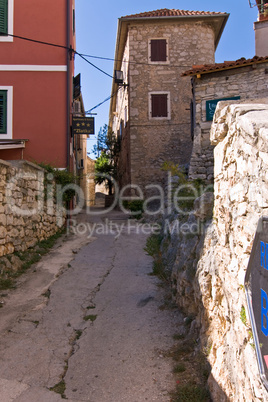 steile Gasse, Kroatien