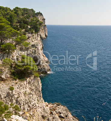 Steilküste, Felsenküste, Kroatien