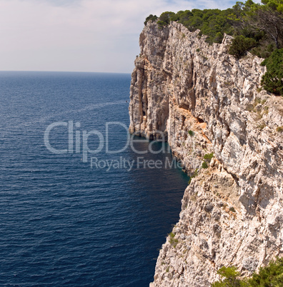 Steilküste, Felsküste, Kroatien