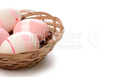 pink easter eggs