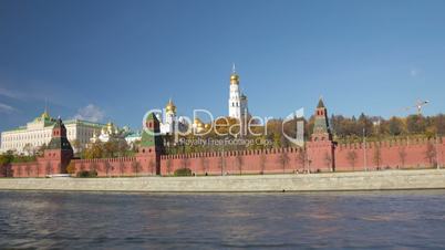 Walk along Kremlin wall hyperlapse