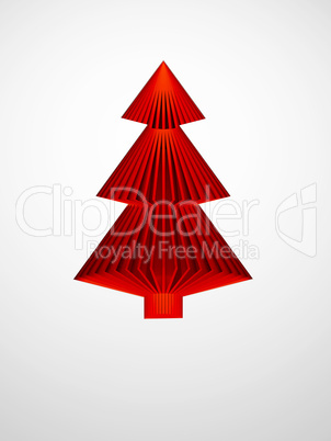symbolic 3d christmas tree