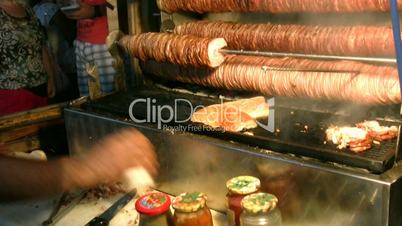 Turkish food kokorec
