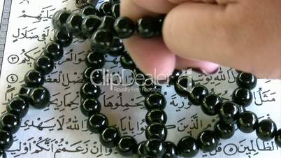Muslim woman beads