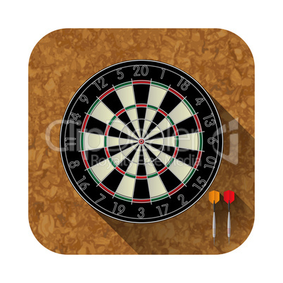 dart board app icon