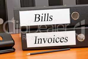 bills and invoices