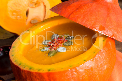 .pumpkin soup