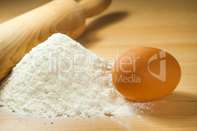 flour and egg