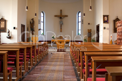 inside of a church